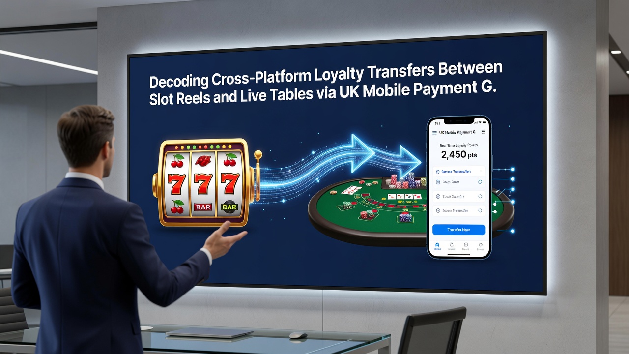 Diagram showing mobile payment gateway integration for loyalty transfers in UK casinos