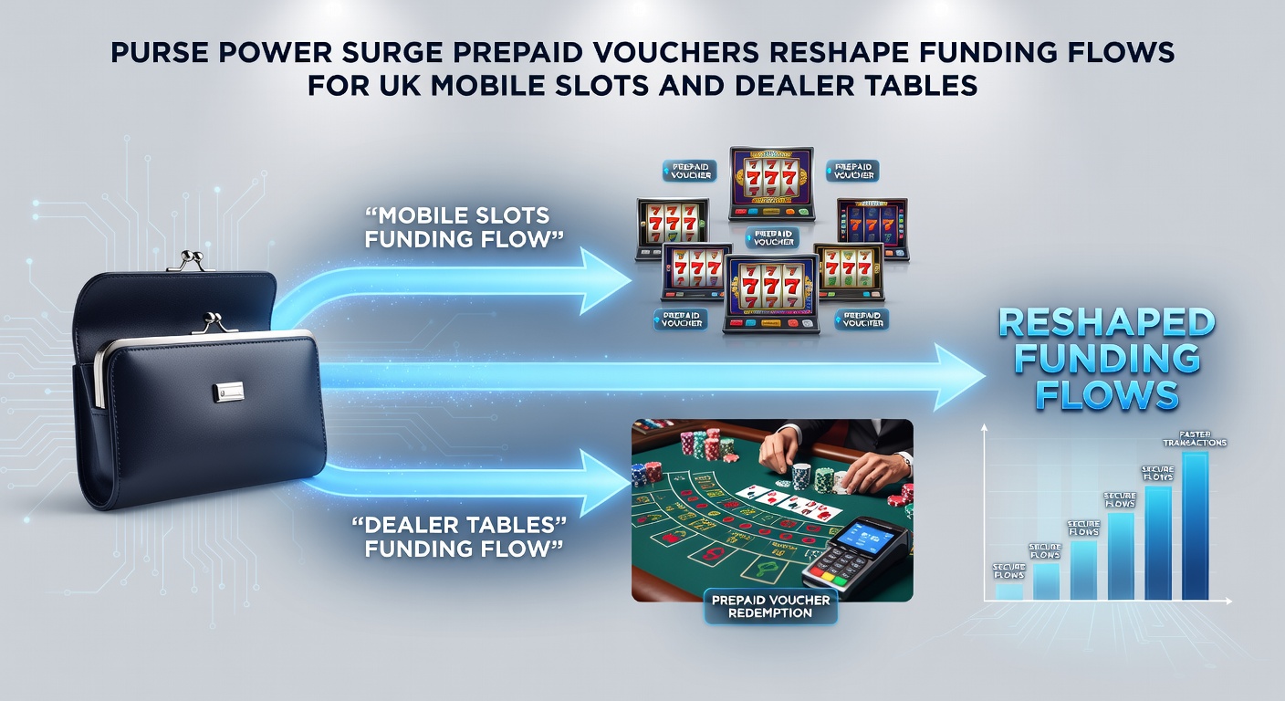 Close-up of a hand holding a prepaid voucher PIN card next to a casino app interface showing funded slots and live dealer balance