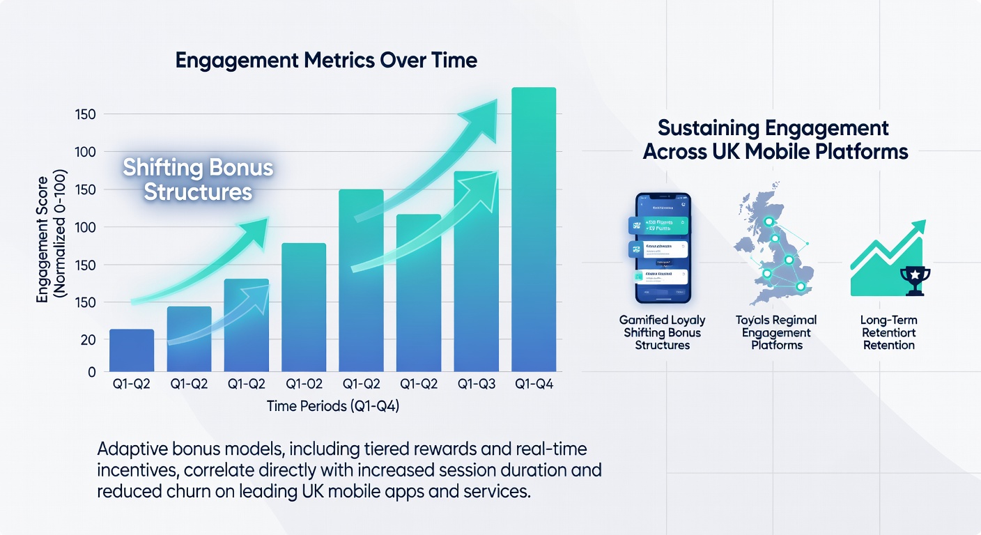 Infographic detailing shifting bonus structures for UK mobile casino engagement